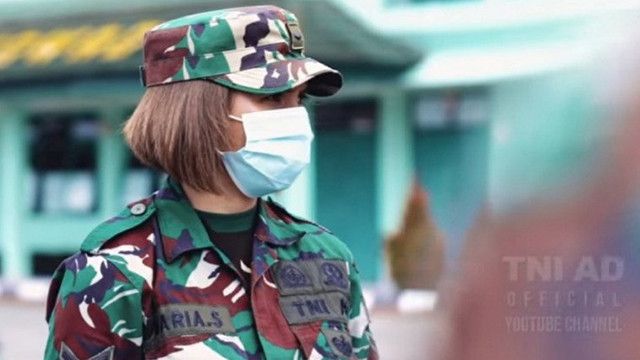 Viral Prajurit TNI Serda Maria Jacoba Berambut Pirang Disangka Dicat, Sempat Ditegur Atasan