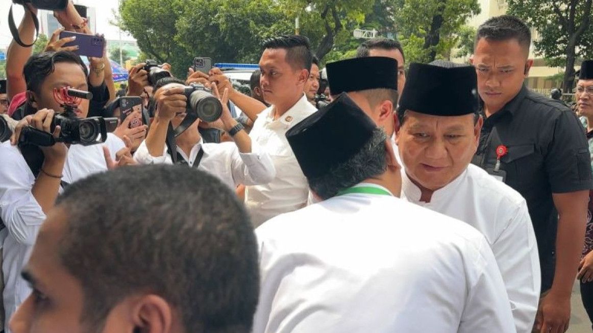 Momen Prabowo dan Gibran Hadir Acara Halal Bihalal PBNU