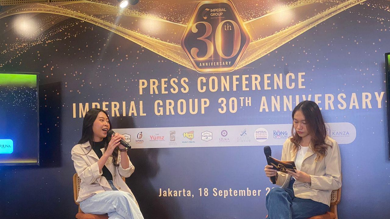 Acara konferensi pers Imperial Group Anniversary ke-30 tahun (Foto: Era.id/Adelia)