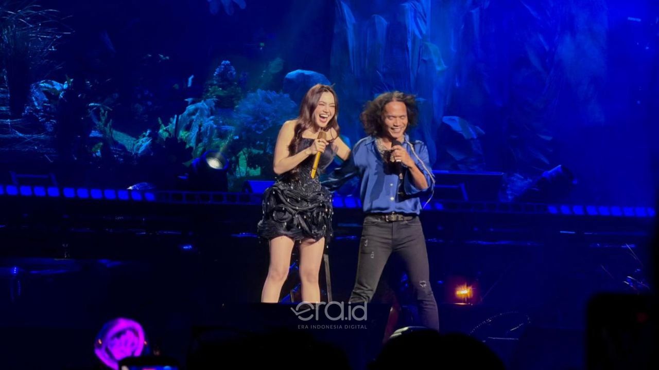Mahalini dan Kaka Slank (Era.id/Nurul Tryani)