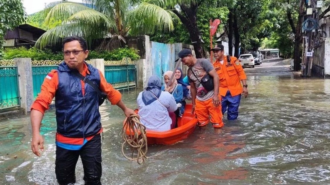 Sebanyak 2 RT dan 1 Ruas Jalan di Jakarta Terendam Banjir pada Malam Ini