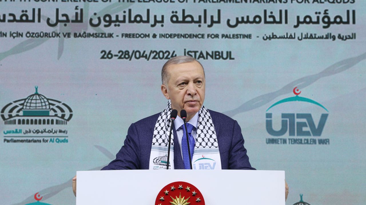 Dicap Penghasut oleh Israel, Erdogan: Turki Akan Membela Palestina Sampai Mereka Punya Negara Sendiri