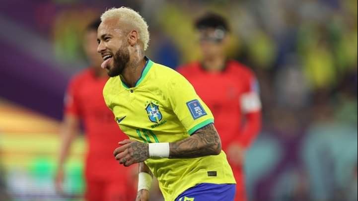 Brasil VS Korea Selatan, Detik-Detik Neymar Meniru Gocekan Lionel Messi
