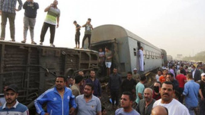 Kereta Api Mesir Anjlok Lagi, 11 Orang Tewas, 98 Terluka