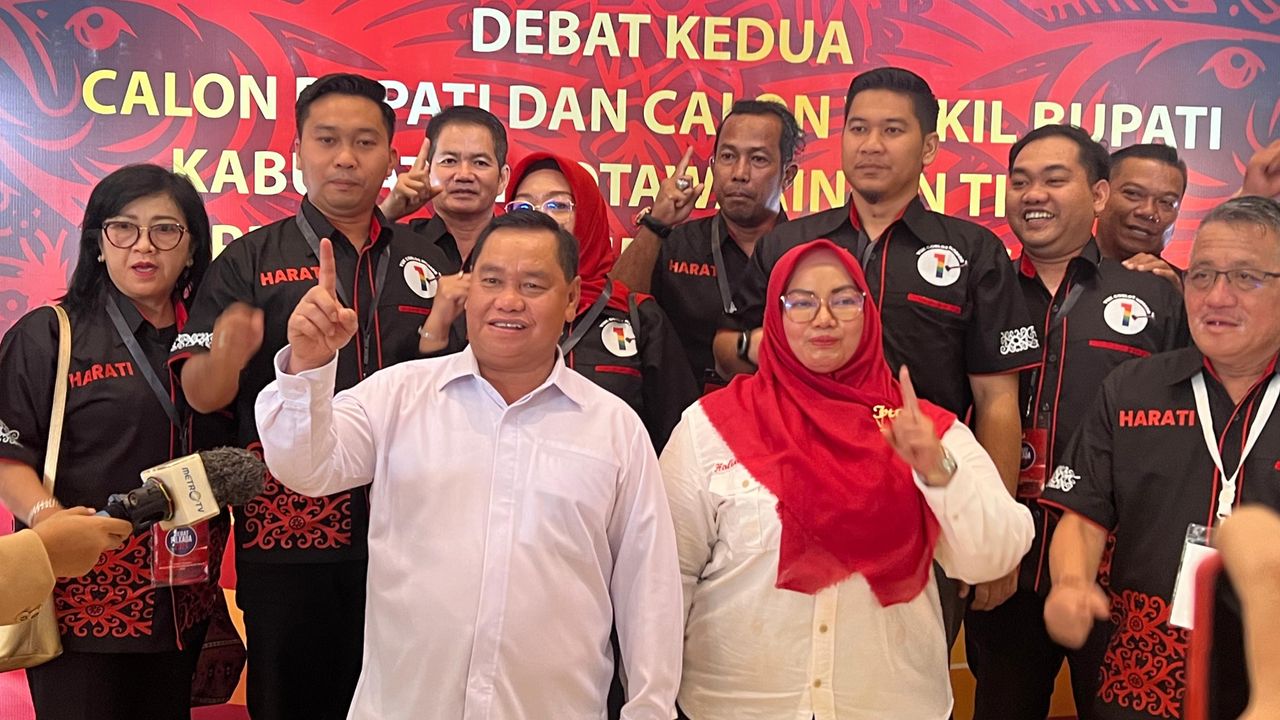 Halikinnor-Irawati Tutup Debat Pilkada Kotim dengan Ucapan Menyentuh