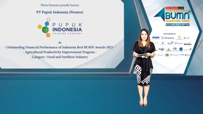 Pupuk Indonesia Raih 2 Penghargaan di Ajang Best BUMN Award 2021