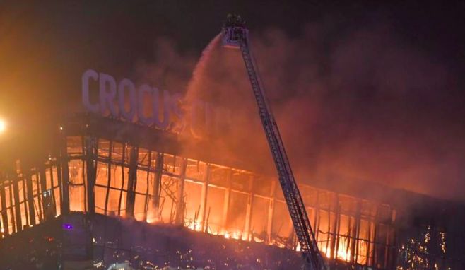 Korban Tewas Serangan di Gedung Konser Moskow Bertambah jadi 93 Jiwa
