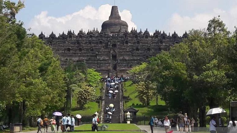 Jumlah Pengunjung Candi Borobudur Meningkat pada Libur Sekolah hingga 8 Ribu per Hari