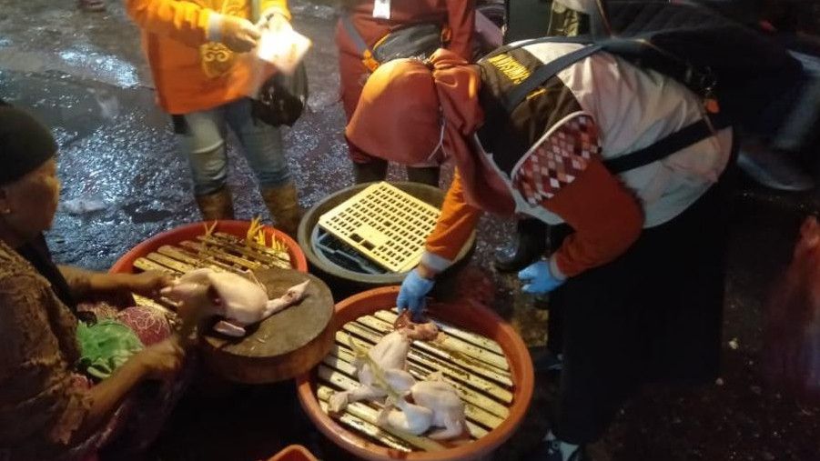 Sidak Pasar, DKP Kota Tangerang Temukan Pangan Mengandung Formalin dan Boraks