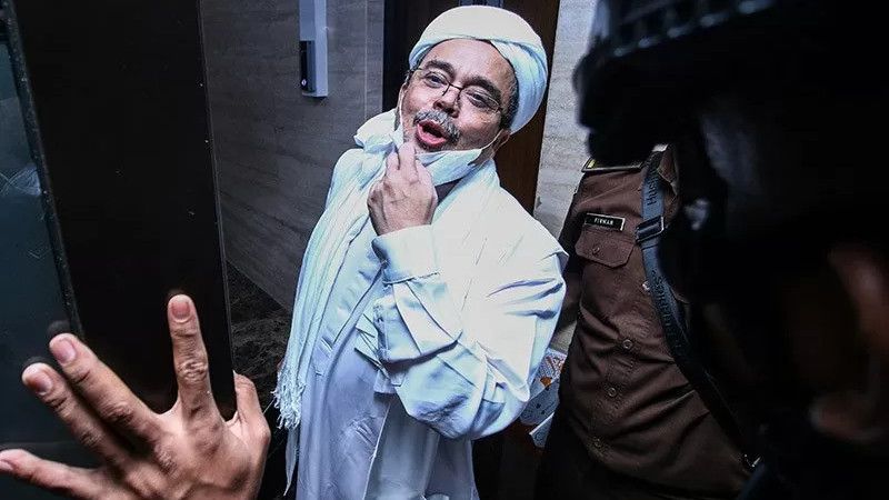 Pesan Rizieq Shihab untuk Simpatisannya dari Balik Penjara: Tegakkan Keadilan, Hancurkan Kezaliman