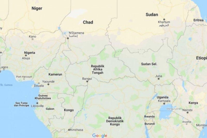 Peta Afrika Tengah