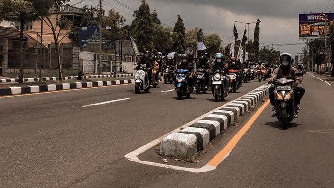 Aksi Ribuan Slemania Gagal Sambut Kepulangan PSS Sleman di Prambanan