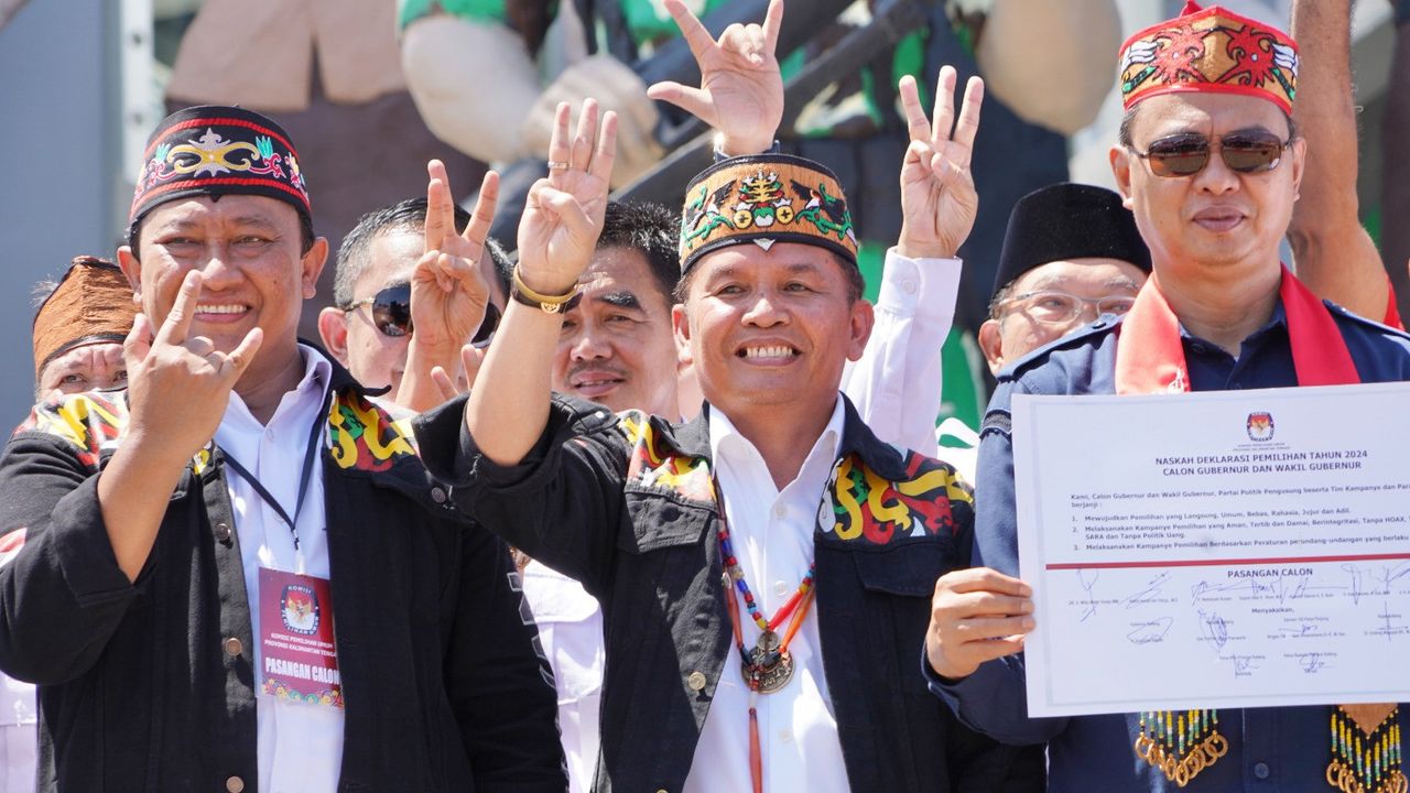 Survei Poltracking Prediksi Agustiar Sabran-Edy Pratowo Menang Pilgub Kalteng 2024