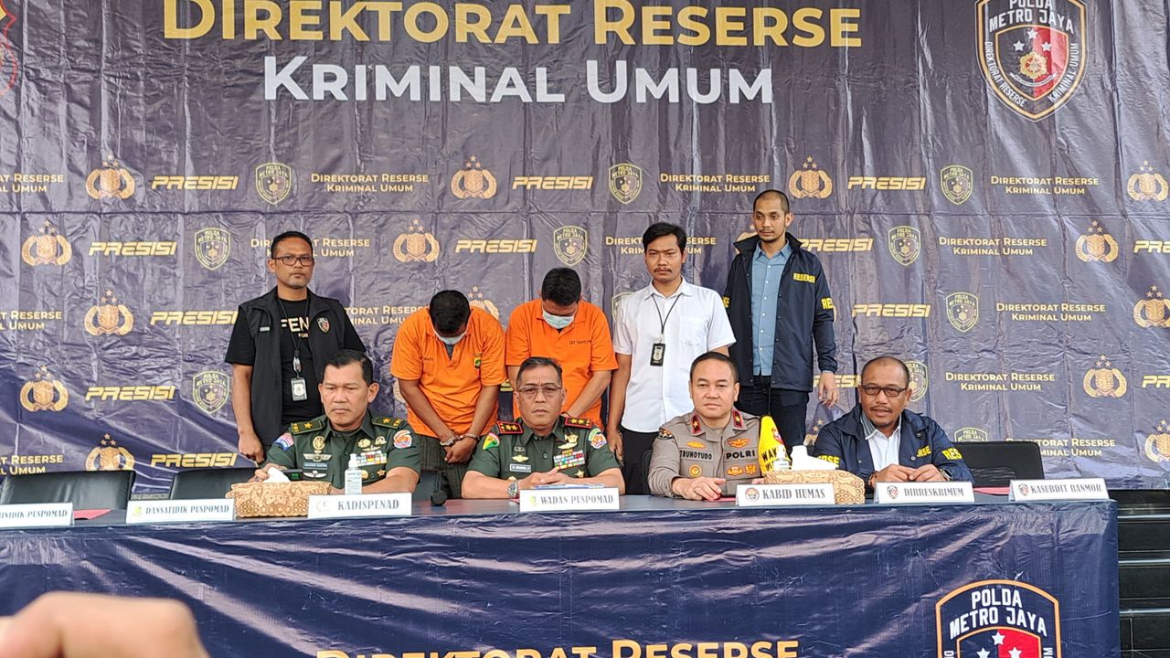 Polisi Sebut Keuntungan Oknum TNI dan Sipil Gelapkan Kendaraan di Sidoarjo Capai Rp4 Miliar per Tahun