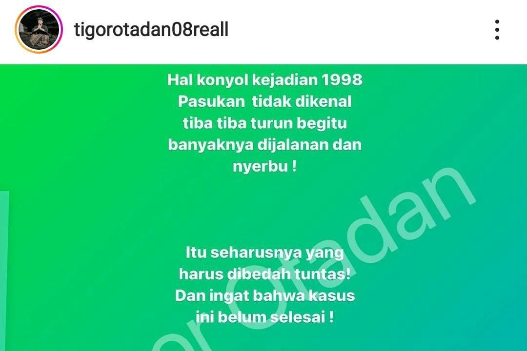 Tigor Otadan (Foto: Instagram/@tigorotadan08)