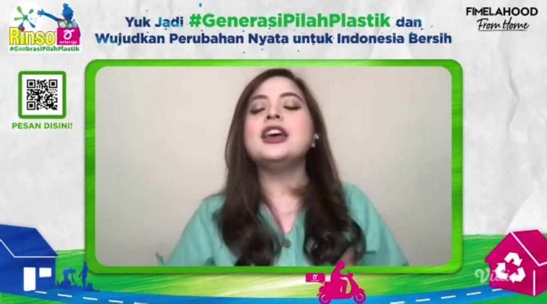 Tasya Kamila (Foto: Webinar Unilever Indonesia Rinso Ajak Masyarakat Menjadi #GenerasiPilahPlastik Bersama Anteraja)