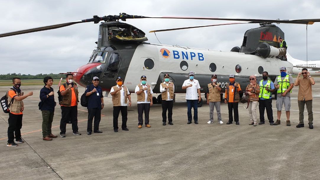 Indonesia Datangkan Dua Helikopter AS Chinook dan Black Hawk untuk Penanganan Bencana