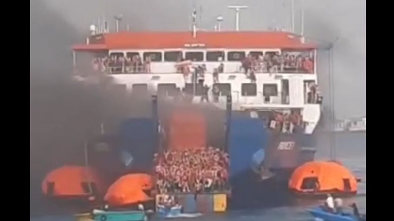Vts Merak Begini Kronologi Kebakaran Kapal Feri KMP Royce 1 di Perairan Merak ...