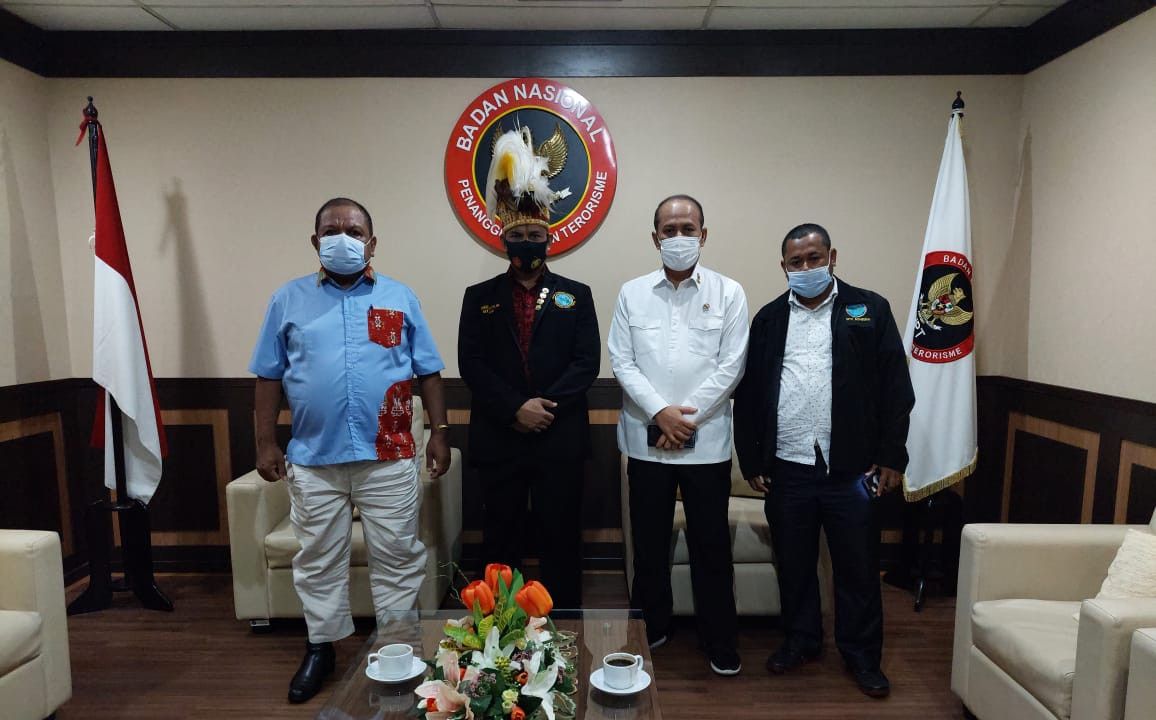 Temui Kepala BNPT, Pemuda Adat Papua Dukung KKB Dicap Organisasi Teroris