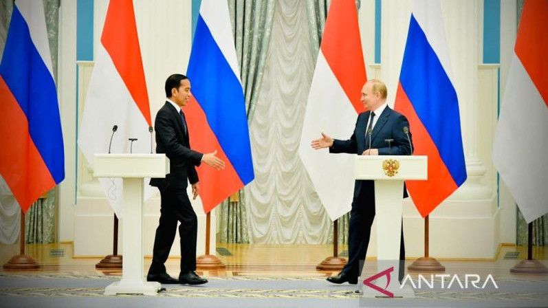 Buka Cuma Bawa Misi Perdamaian, Jokowi Juga Bicara Soal Kerja Sama di Bidang Investasi dengan Rusia