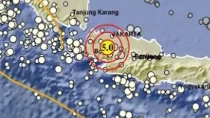 Gempa Magnitudo 5 Terjadi di Kota Bogor, BPBD: Belum Ada Laporan Kerusakan Akibat Gempa Bumi di Bogor