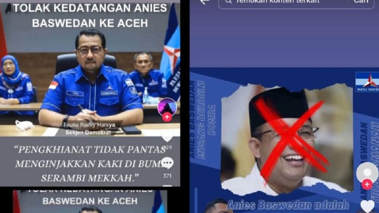 Diisukan Tolak Kedatangan Anies Baswedan ke Aceh, Demokrat Pastikan Fitnah dan Hoaks: Kami Akan Laporkan Pemilik Akun