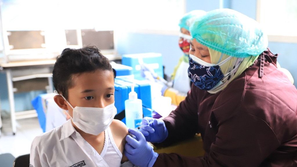 Vaksinasi Anak 6-11 Tahun Kota Tangerang Tembus 72 Persen