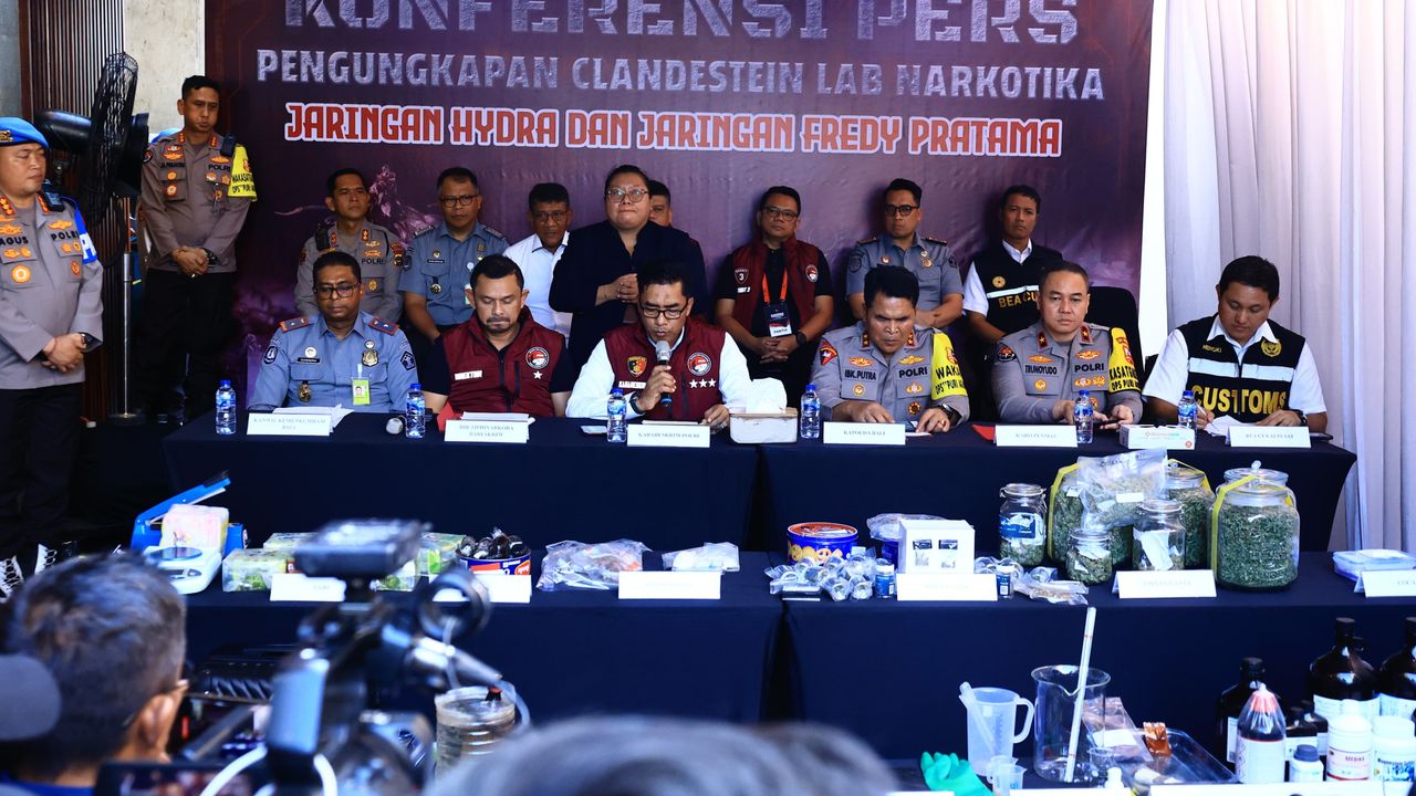 Bareskrim Bongkar Kasus Laboratorium Ganja Hidroponik dan Mephedrone di Bali, 3 WNA Ditangkap