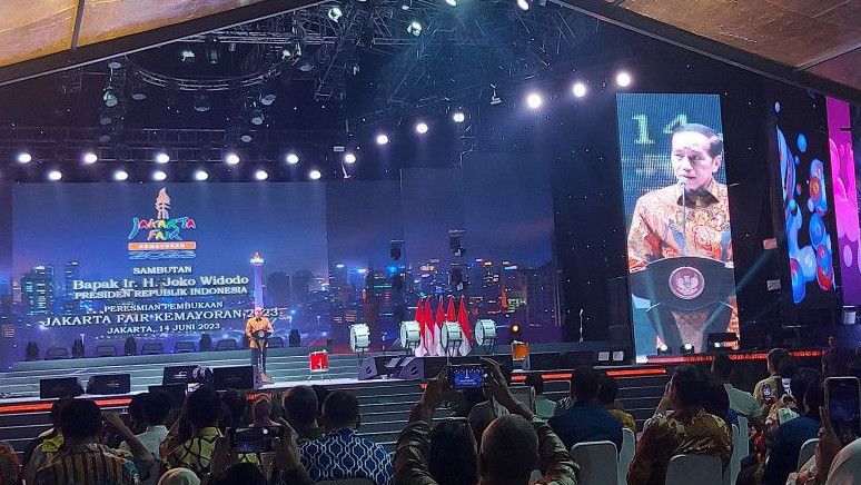 Presiden Jokowi Resmi Buka Jakarta Fair 2023 di Kemayoran Malam Ini