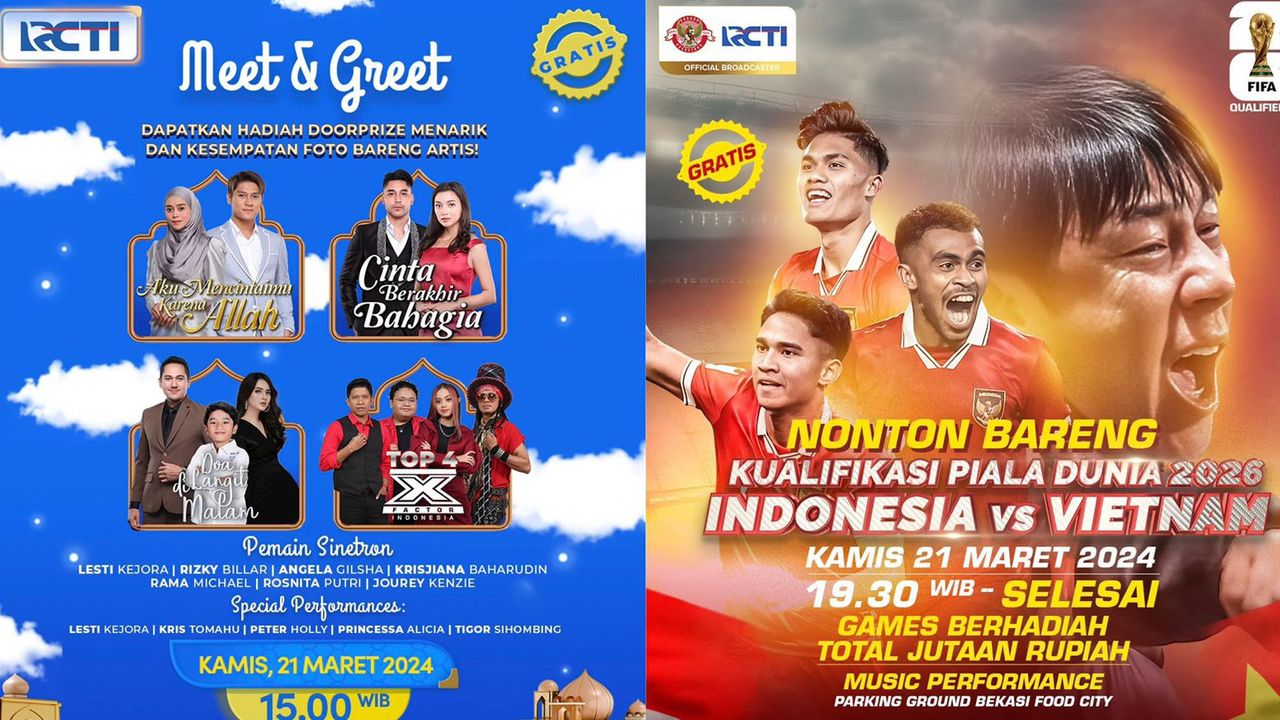 Lesti Kejora hingga TOP 4 X Factor Indonesia Akan Ramaikan Meet & Greet dan Nobar Timnas Indonesia vs Vietnam