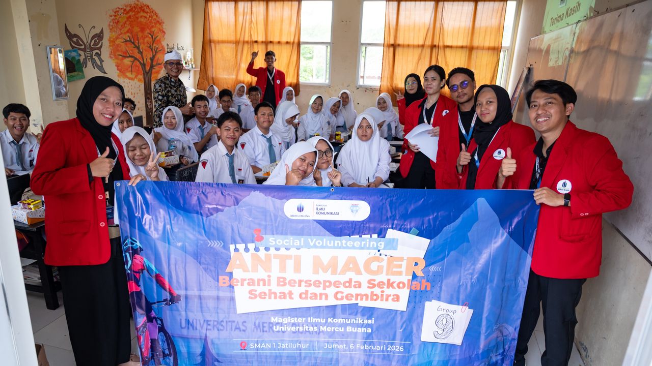 Mahasiswa Magister Ilmu Komunikasi Mercu Buana Kampanye Anti Mager di Purwakarta, Seru!