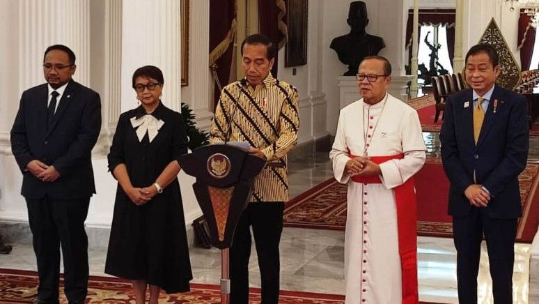 Jokowi: Selamat Datang Pemimpin Tertinggi Gereja Katolik se-Dunia Paus Fransiskus ke Indonesia