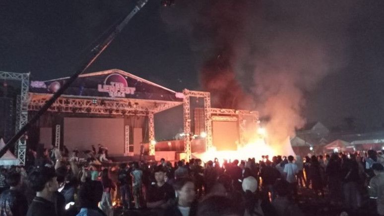 Panggung Konser Musik Lentera Festival Dibakar, Polresta Tangerang Periksa 8 Orang Saksi