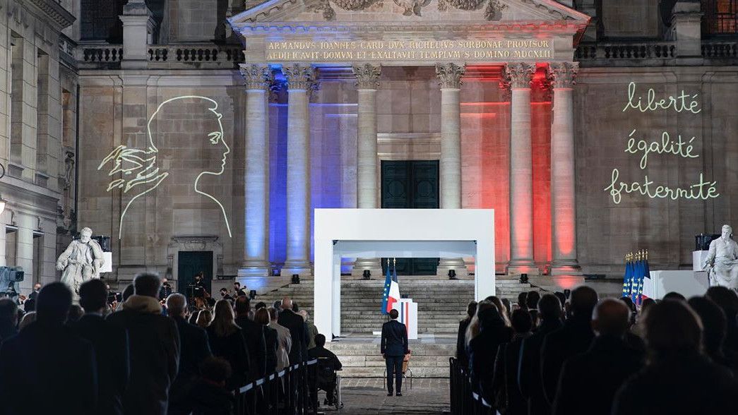 Macron ke Muslim: Saya akan Terus Melindungi Kebebasan Berbicara dan Ekspresi Lewat Gambar