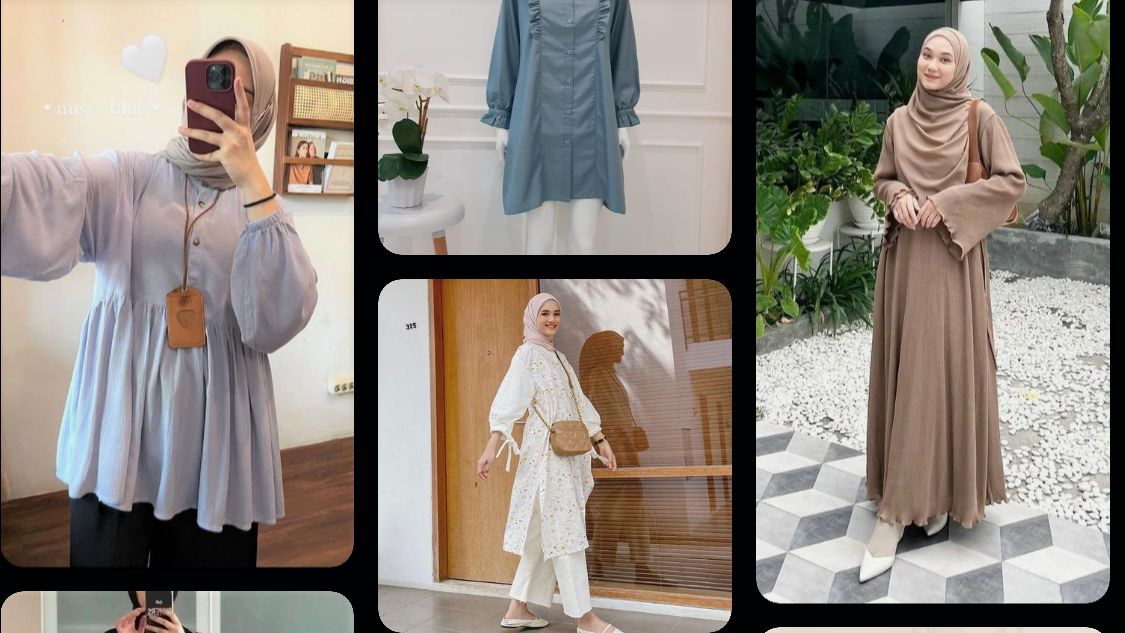 Style Tunik Hijab Kekinian yang Fashionable dan Tetap Syar’i