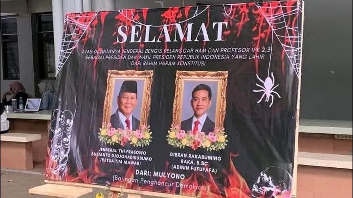 Kronologi Pembekuan BEM Fisip Unair usai Kirim Karangan Bunga Satire untuk Prabowo-Gibran