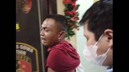 Pura-Pura Jadi Intel Polres, Pria di Sulsel Nangis saat Ditangkap Polisi Asli