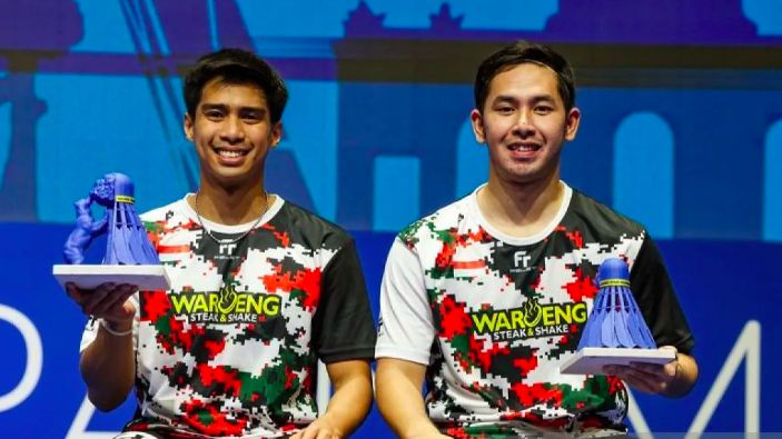 Usai Taklukkan Ganda Putra Malaysia, Sabar dan Reza Juarai Spain Masters