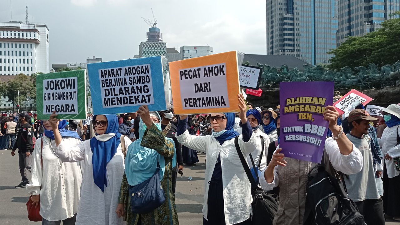 Demo Harga BBM Naik, PA 212 Tuntut Jokowi dan Ahok Turun dari Jabatannya