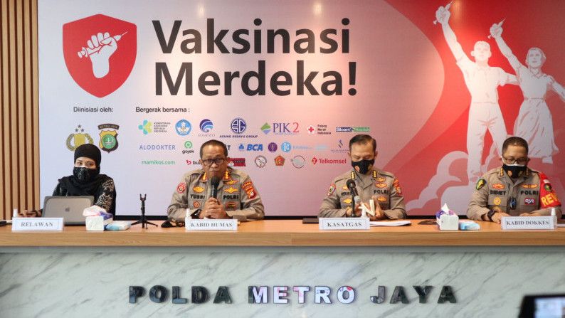 Polisi Klaim 99 Persen Warga Jakarta Sudah Divaksin