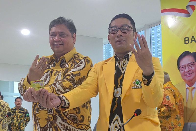 Bakal Promosikan Airlangga Capres 2024, Ridwan Kamil Dapat Tiket Cawapres?