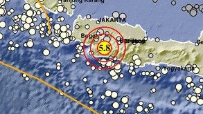BMKG Sebut Gempa Tektonik Sukabumi M5,8 Tidak Berpotensi Tsunami