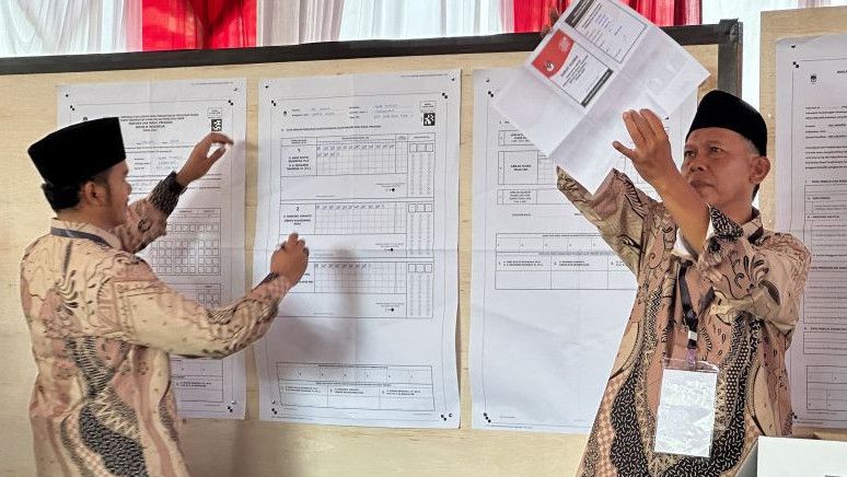 Pasangan Anies-Cak Imin Unggul di TPS Megawati Mencoblos