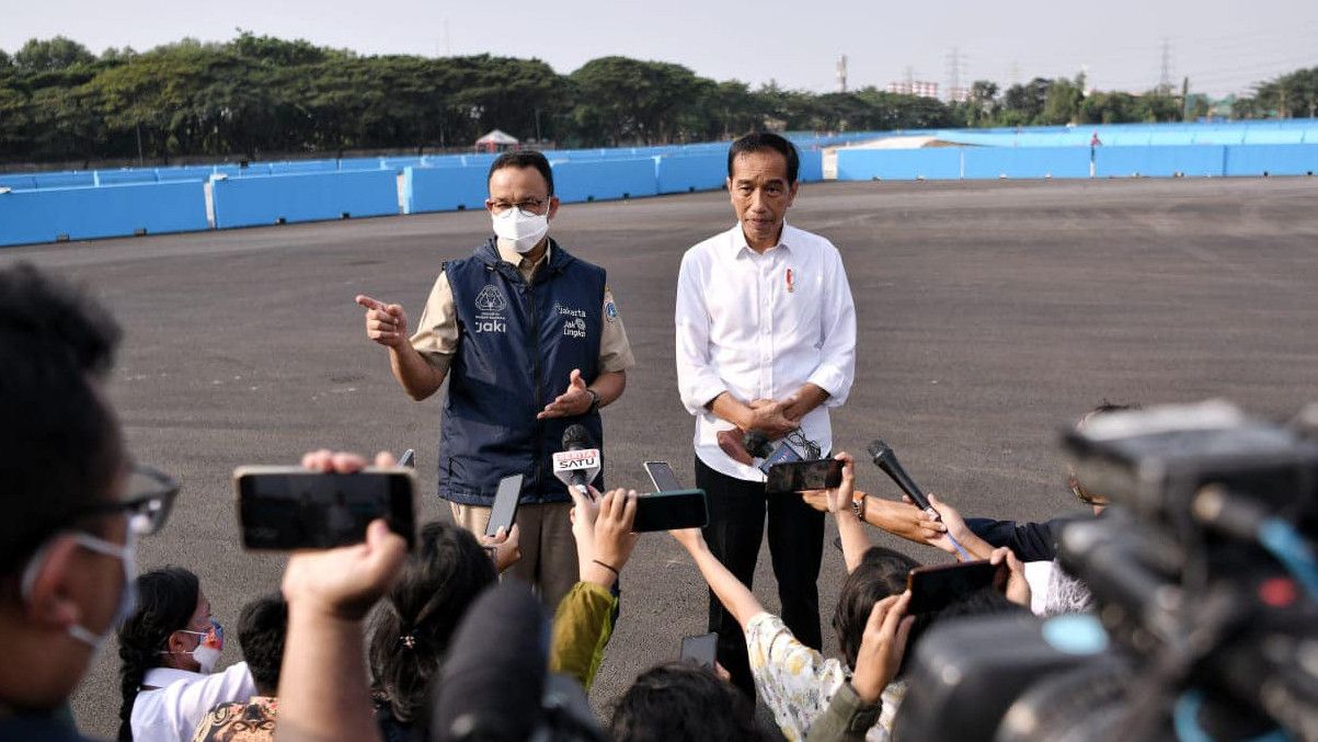 Momen Jokowi Sebut Nama Tiga Bacapres, Pas Bilang 'Anies', Terdengar Riuh Tepuk Tangan