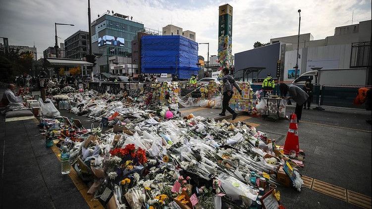 Sempat Jalani Konseling, Korban Selamat Tragedi Itaewon Ditemukan Tewas Diduga Bunuh Diri