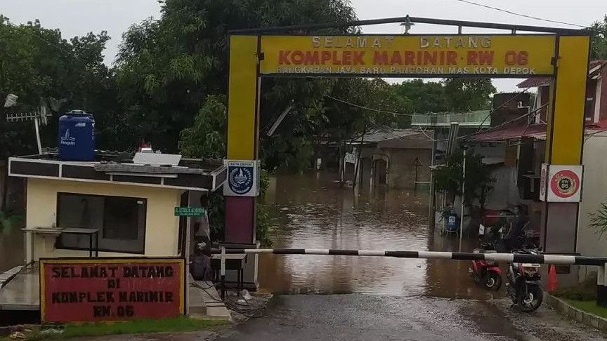 Hujan Deras, Sejumlah Daerah di Depok dan Jakarta Tergenang Hingga Banjir