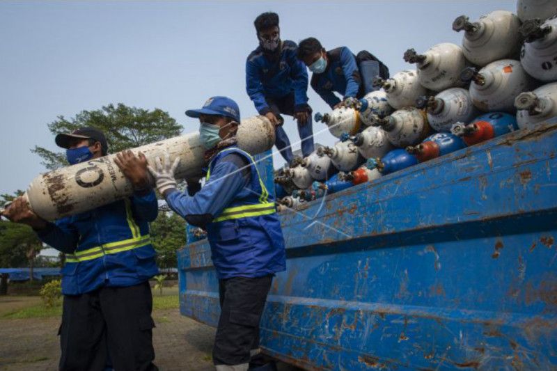Gandeng Industri Oksigen, Jokowi: Pemerintah Kerja Keras Penuhi Kebutuhan Secara Nasional