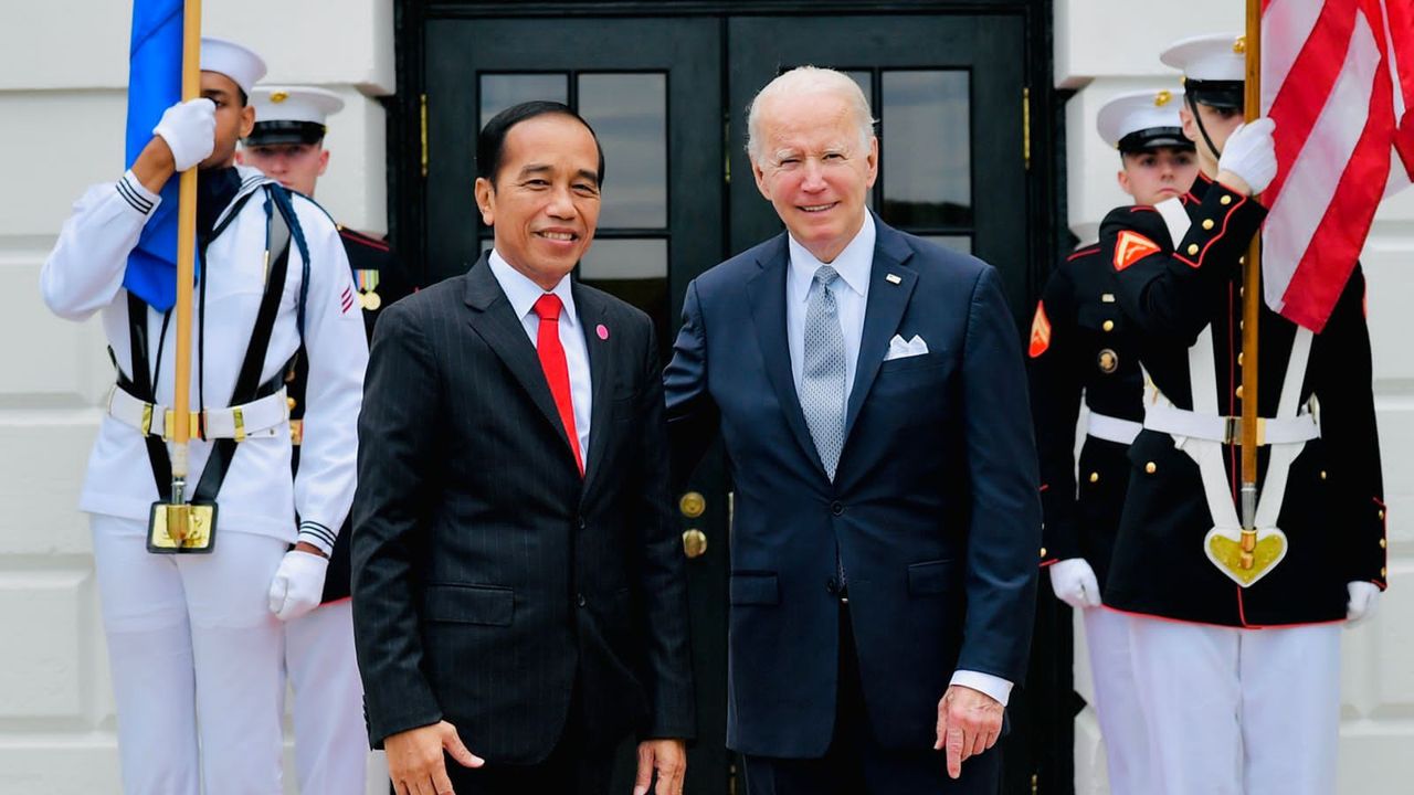 Momen Keakraban Jokowi dan Joe Biden, Ajak Bersulang Untuk Perkuat Kemitraan ASEAN-AS