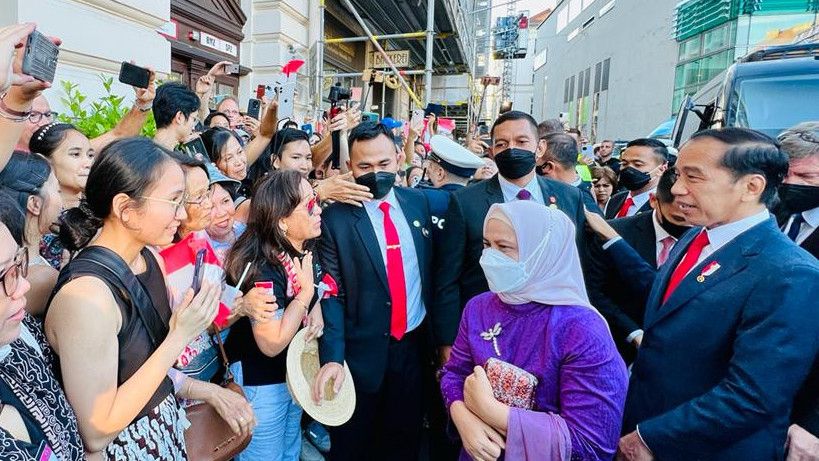 Jokowi Langsung Disambut Heboh WNI Saat Tiba di Munich