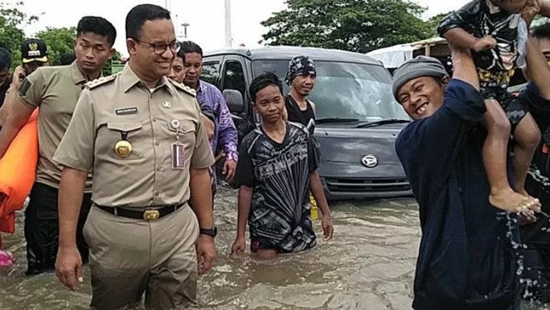 68 RT Jakarta Banjir Hari Ini, Anies: Karena Cuaca Ekstrem dan Sistem Drainase
